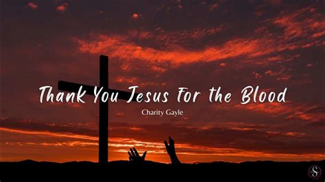 Thank You Jesus For The Blood .